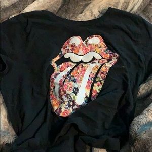 rolling stones crop top